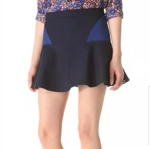 😍😍Club Monaco color block flare skirt